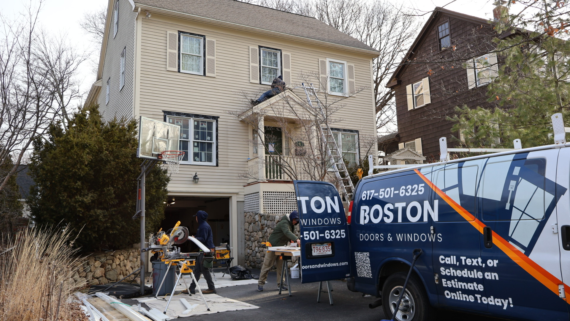 Whole home window replacement Reading MA